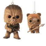 CHEWBACCA Y WICKET (ADORNOS DE NAVIDAD) - POR ENCARGO