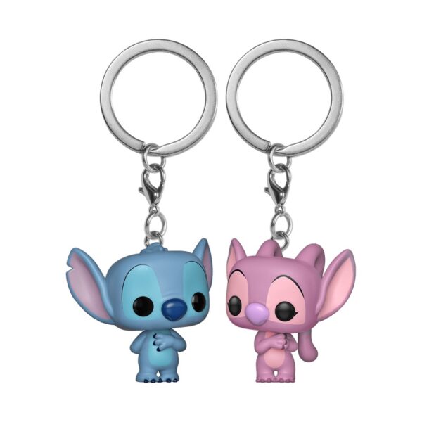 LLAVEROS STITCH Y ANGEL