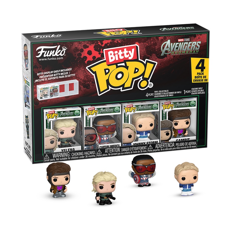 Avengers- Doomsday 4-Pack Series 1 AVENGERS DOOMSDAY BITTY POP! SERIE 1 - POR ENCARGO - Imagen 1
