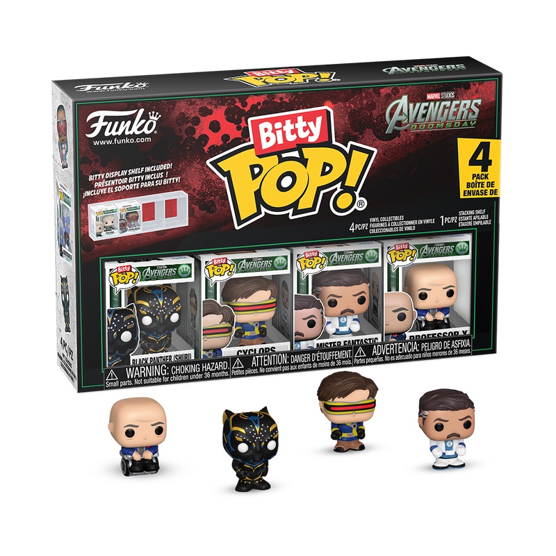 Avengers- Doomsday 4-Pack Series 3 AVENGERS DOOMSDAY BITTY POP! SERIE 3 - POR ENCARGO - Imagen 1